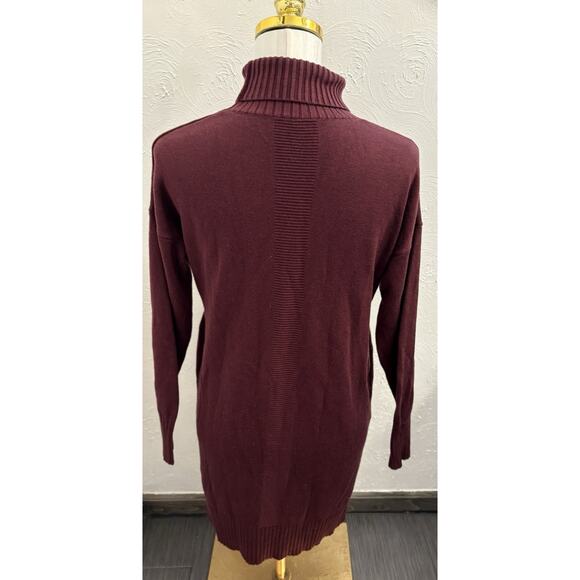 Lululemon Softer Still Knit Turtleneck Dress Size XS Burgundy Maroon - Picture 4 of 6
